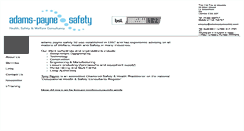Desktop Screenshot of adamspaynesafety.com